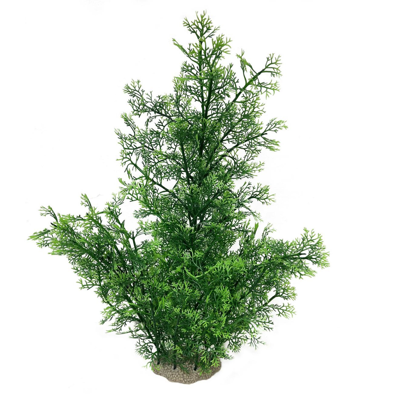 AQUA DELLA künstl. Aquariumpflanze, für Süß-/Meerwasser, realist. grün, Versteckmglk. für Fische, Höhe ca. 20 cm, stabiler Sockel.