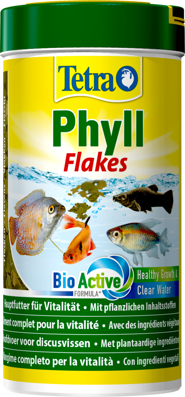 Tetra Phyll Flakes Aquarium Flockenfutter 250 ml