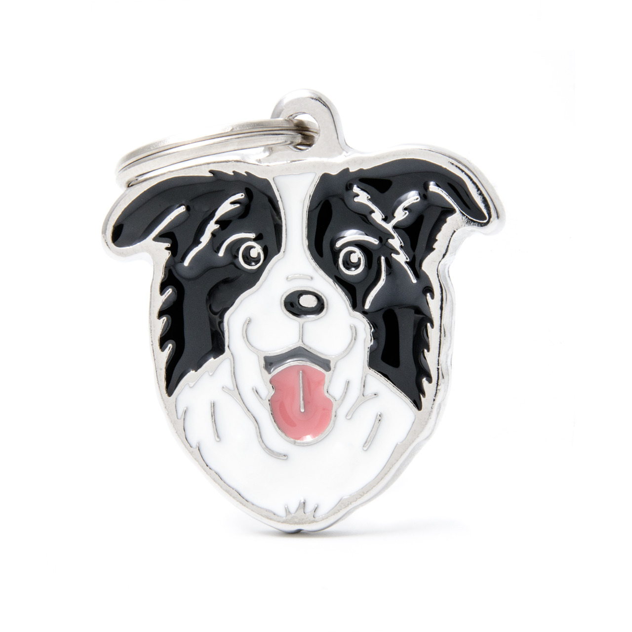 MY FAMILY Friends Border Collie Tag Hundemarke
