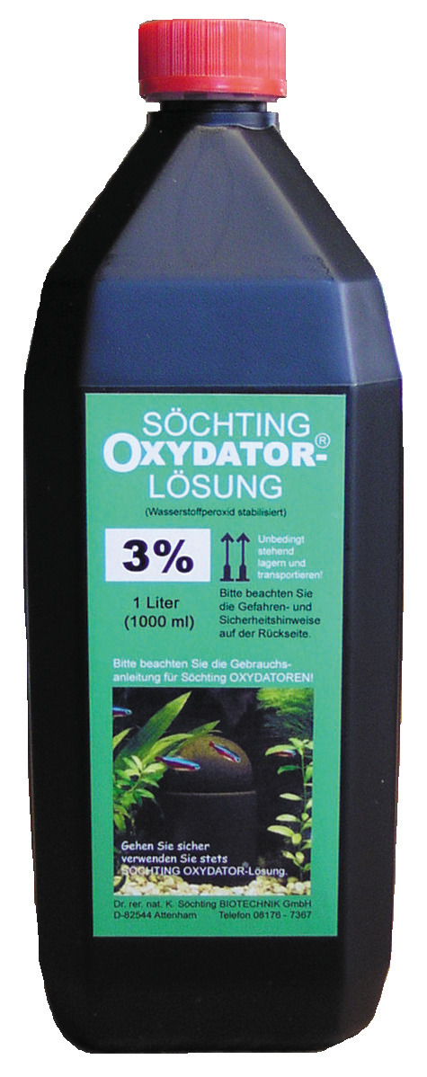 Söchting Oxydator-Lösung 3 % Aquarium Belüftung 1 l