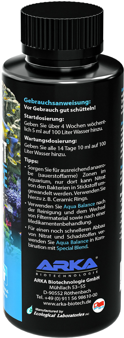 ARKA MICROBE-LIFT Special Blend, Wasserpflegemittel f. Aquarien, 473 ml, reduziert Schadstoffe & Nitrat, für Aquarienbesitzer.