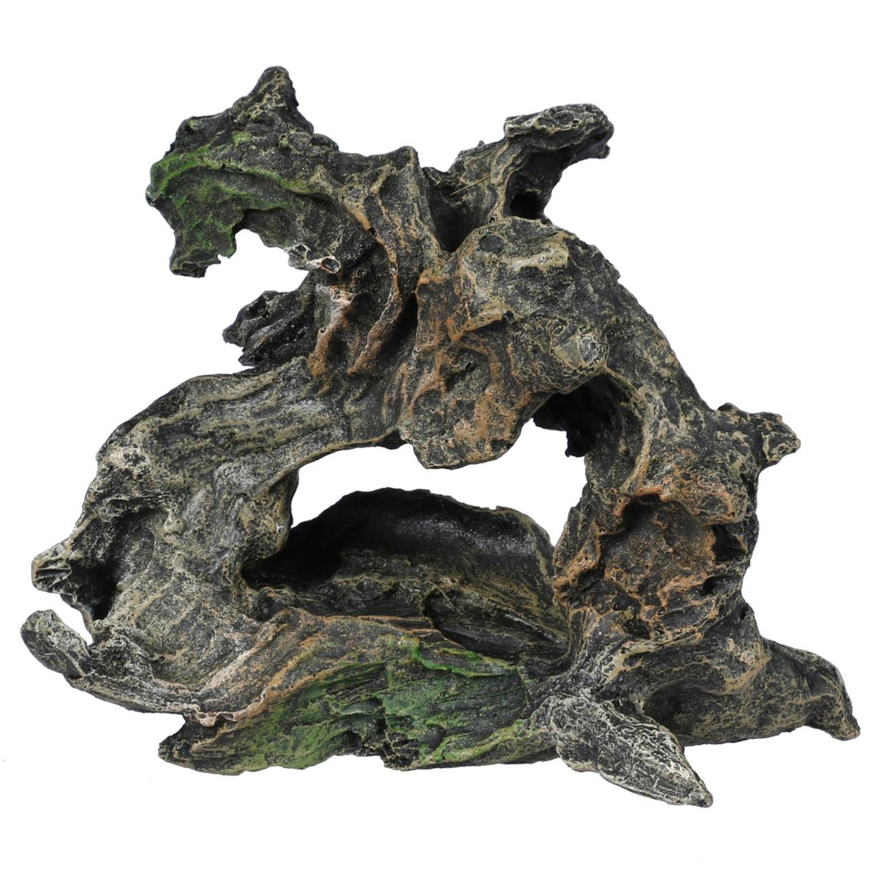 AQUA DELLA Dekorationsobjekt "4047059443545" für Aquarienliebhaber, künstl. Baumwurzel mit Moos, Versteck f. Fische, Maße nicht erkennbar.