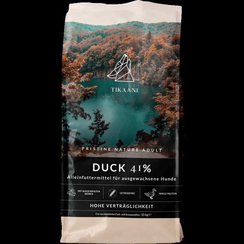 Tikaani Adult Duck 41 % Hunde Trockenfutter 15 kg