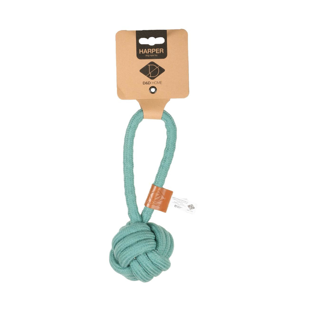 D&D Cotton DogToy Harper S 22 cm blau