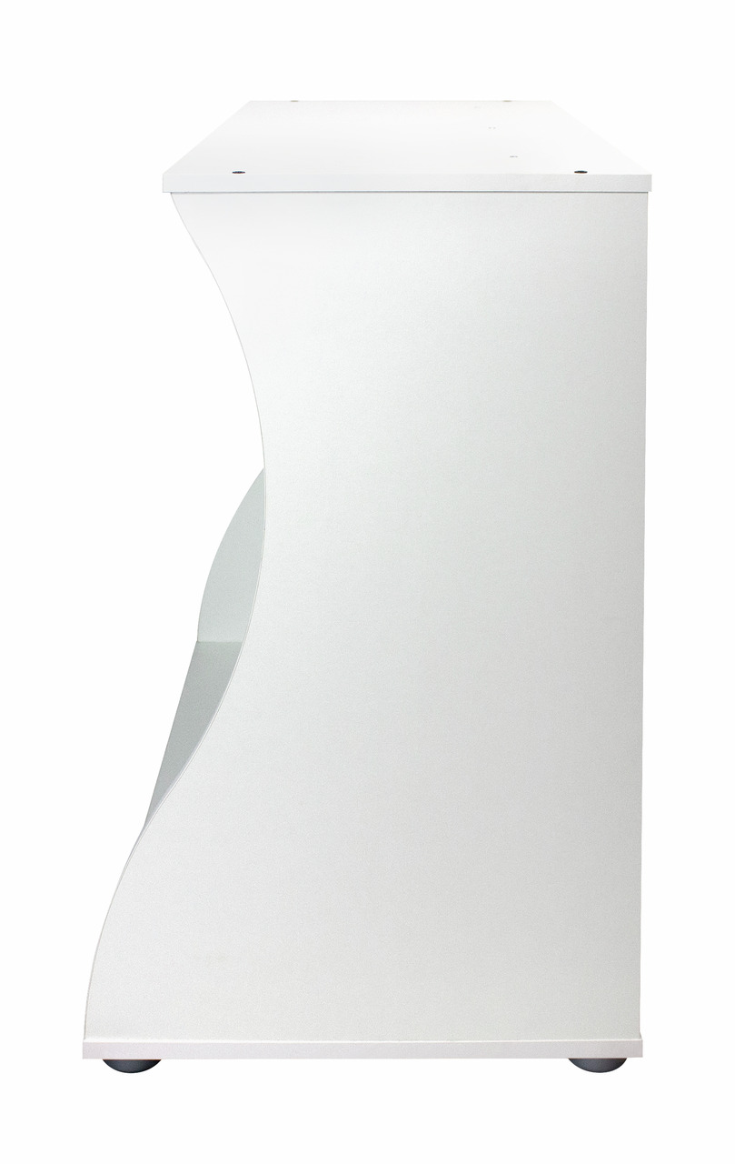 Fluval Flex Unterschrank Weiß, für Fluval Flex Aquarium, stabiler Stauraum, modernes Design, ideal für Aquaristik-Fans.