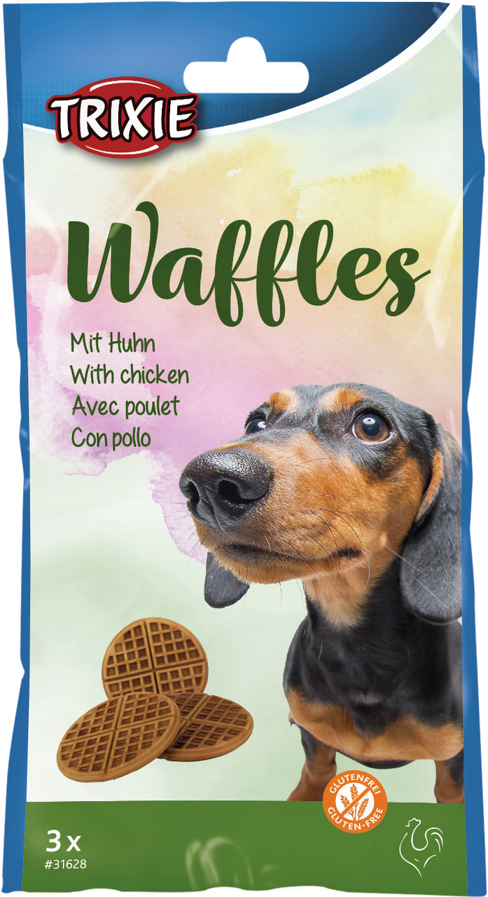 Trixie Waffles mit Huhn Hunde Snack 100 g