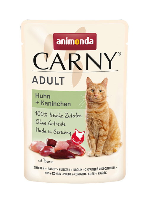 Animonda Carny Adult Huhn + Kaninchen Katzen Nassfutter 85 g