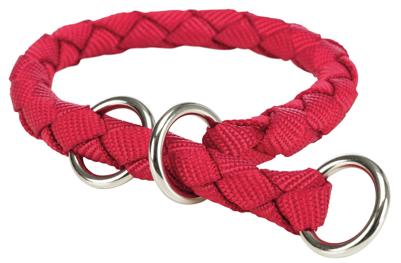 Trixie Cavo Zug-Stopp-Halsband Hunde L - XL rot