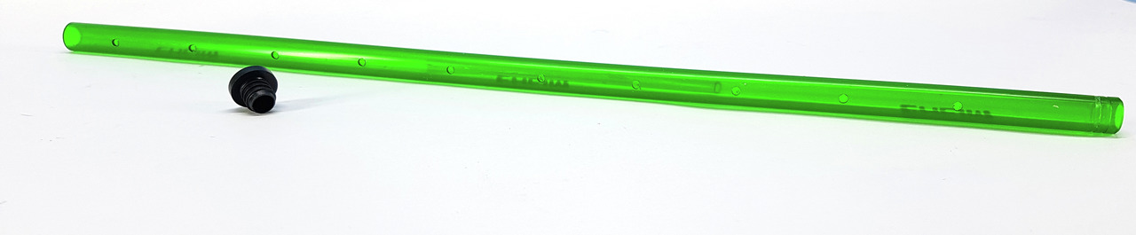 EHEIM Ausströmrohr, Zubehör für Aquarien, grün, mit Löchern für gleichm. Wasserverteilung, inkl. schwarzem Adapter.