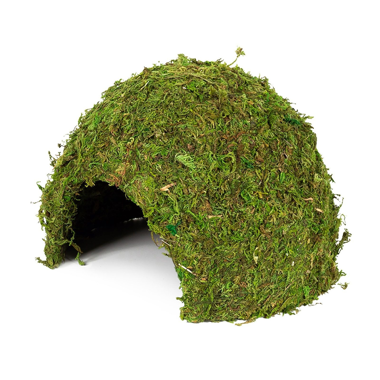 HOBBY Moos-Höhle: Versteck f. Kleintiere (Reptilien-Nager), mit echtem Moos, fördert Wohlbefinden, ideal f. Terrarien.