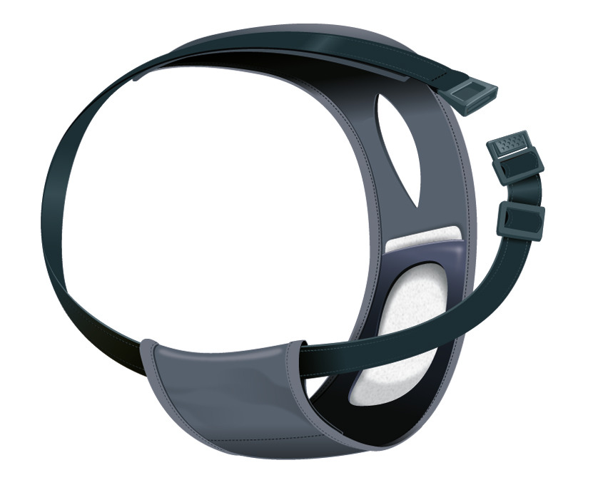 TRIXIE Premium Geschirr für mittelgroße/große Hunde, Dunkelgrau, verstellbar, gepolstert, ideal für täglichen Gebrauch.