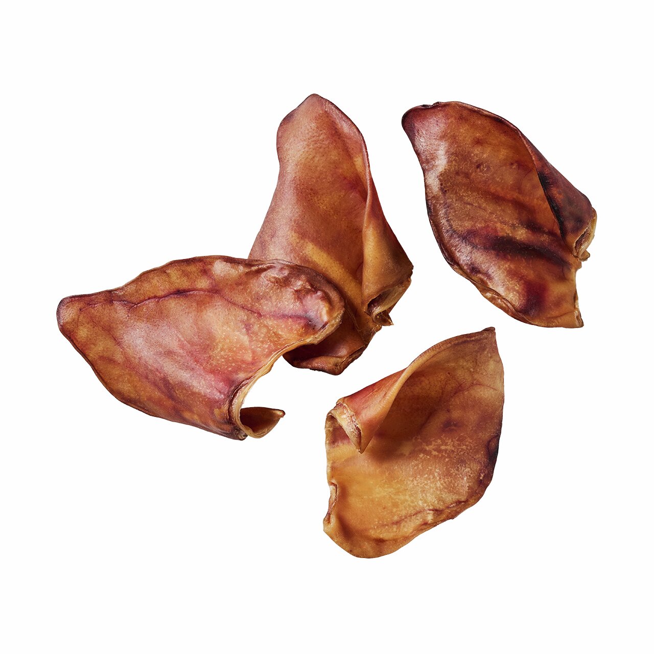 Lottis Häppchen Schweineohren, natürl. Kausnack f. Hunde, alle Rassen, Zahnpflege, langanh. Kauspaß, ohne Zusätze, proteinreich.