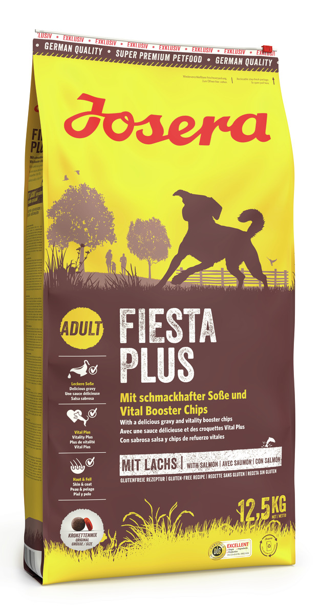 Sparpaket Josera FiestaPlus 2 x 12,5 Kilogramm Hundetrockenfutter