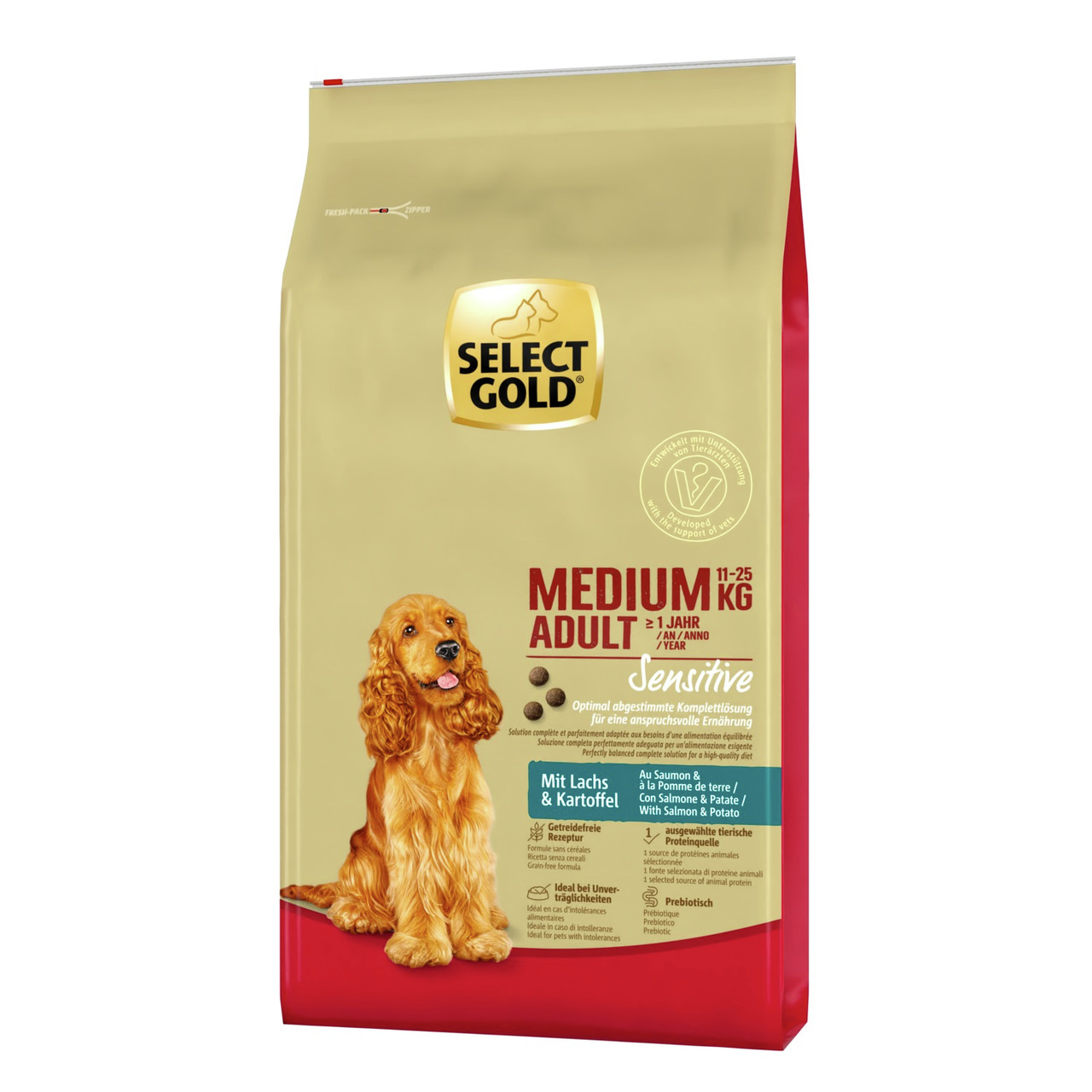 Select Gold Sensitive Adult Medium Lachs/Kartoffel 12 kg