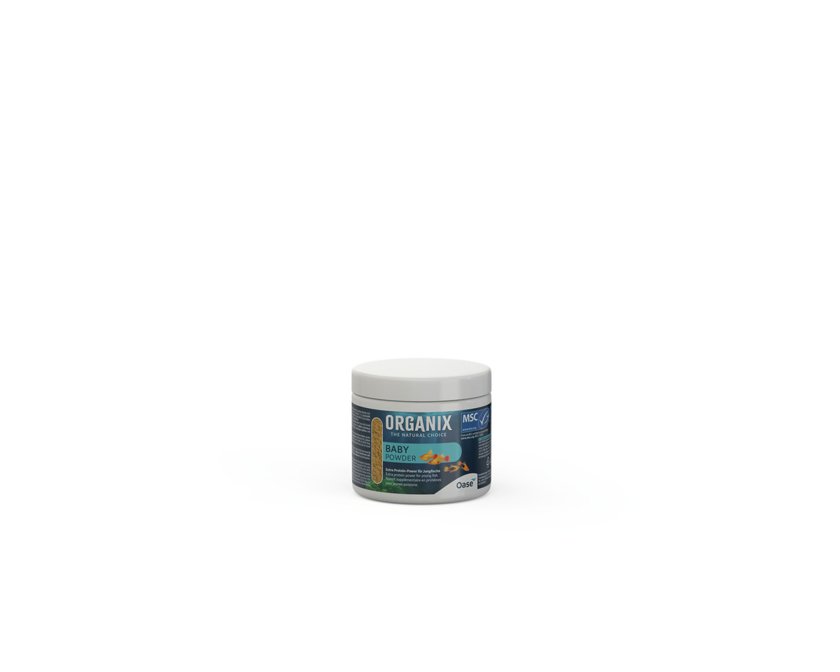 Oase ORGANIX Baby Powder 175 Mililiter Fischfutter