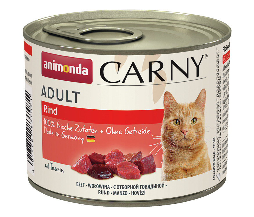 Animonda Carny Adult Rind pur Katzen Nassfutter 200 g