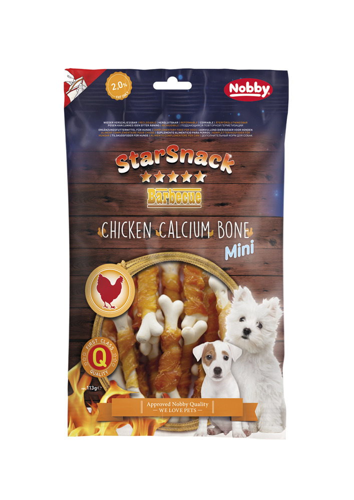 StarSnack Barbecue Mini Chicken Calcium Bone 113 g