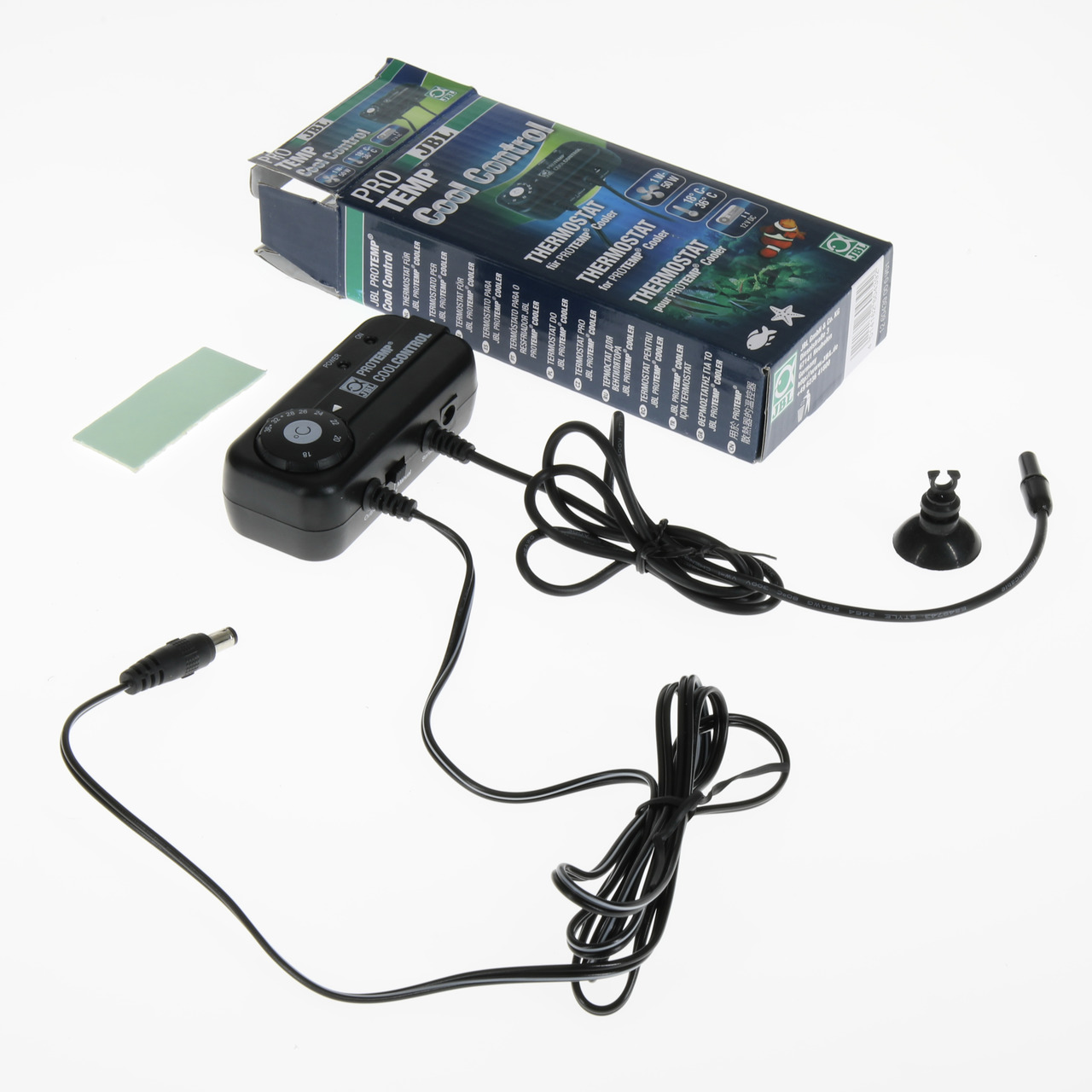 JBL ProTemp Cooler Control, Thermostat für Aquarienbesitzer, präzise Temperaturregelung, inkl. Steuergerät, Kabel, Saugnapf.