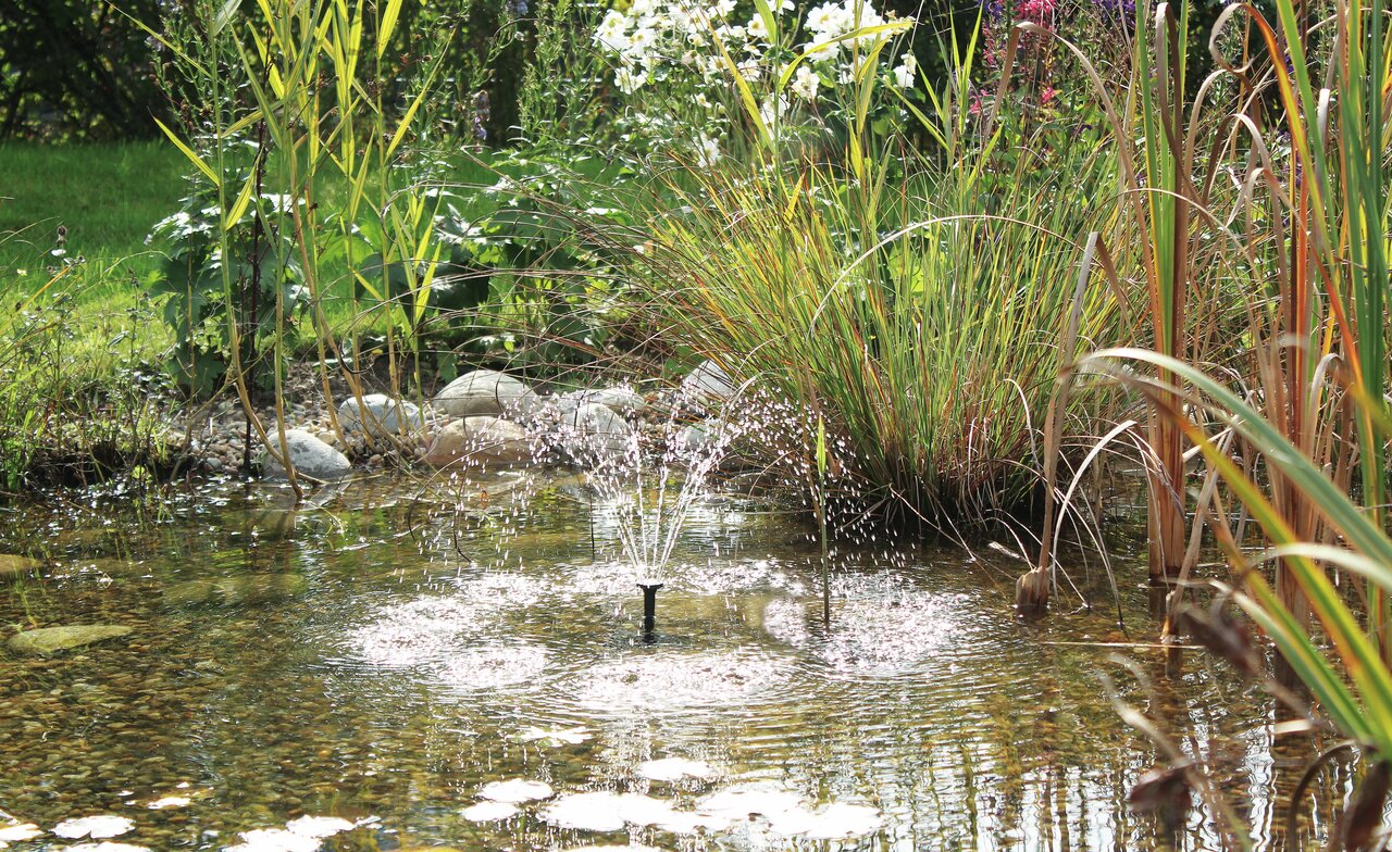 Pontec Teichpumpe: Für Gartenteiche, sorgt für Wasserzirkulation & Sauerstoff, schafft idyllische Atmosphäre.