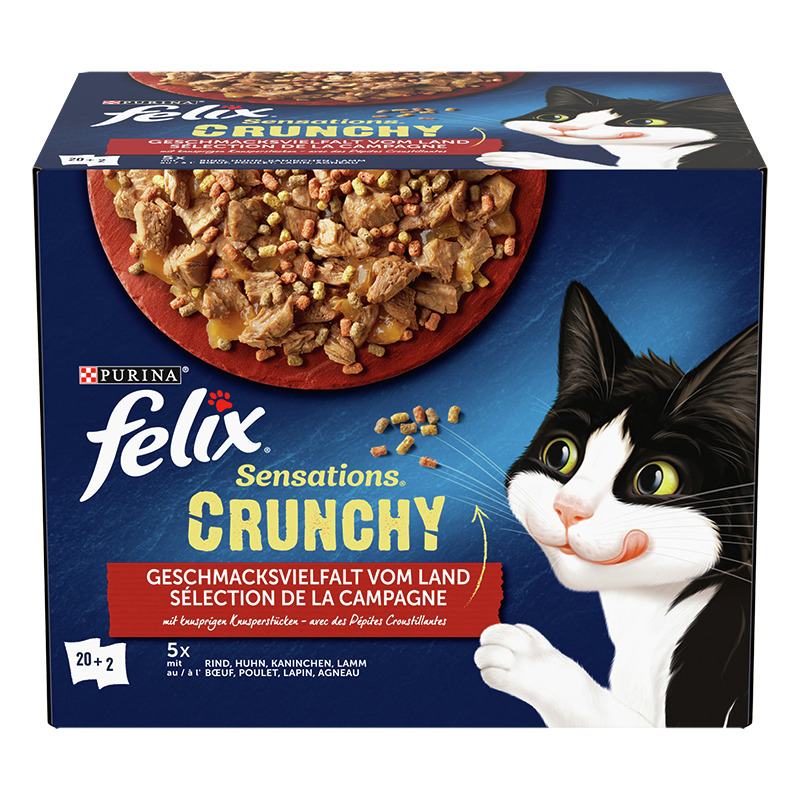 Felix Sensations Crunchy Land 20x85 g