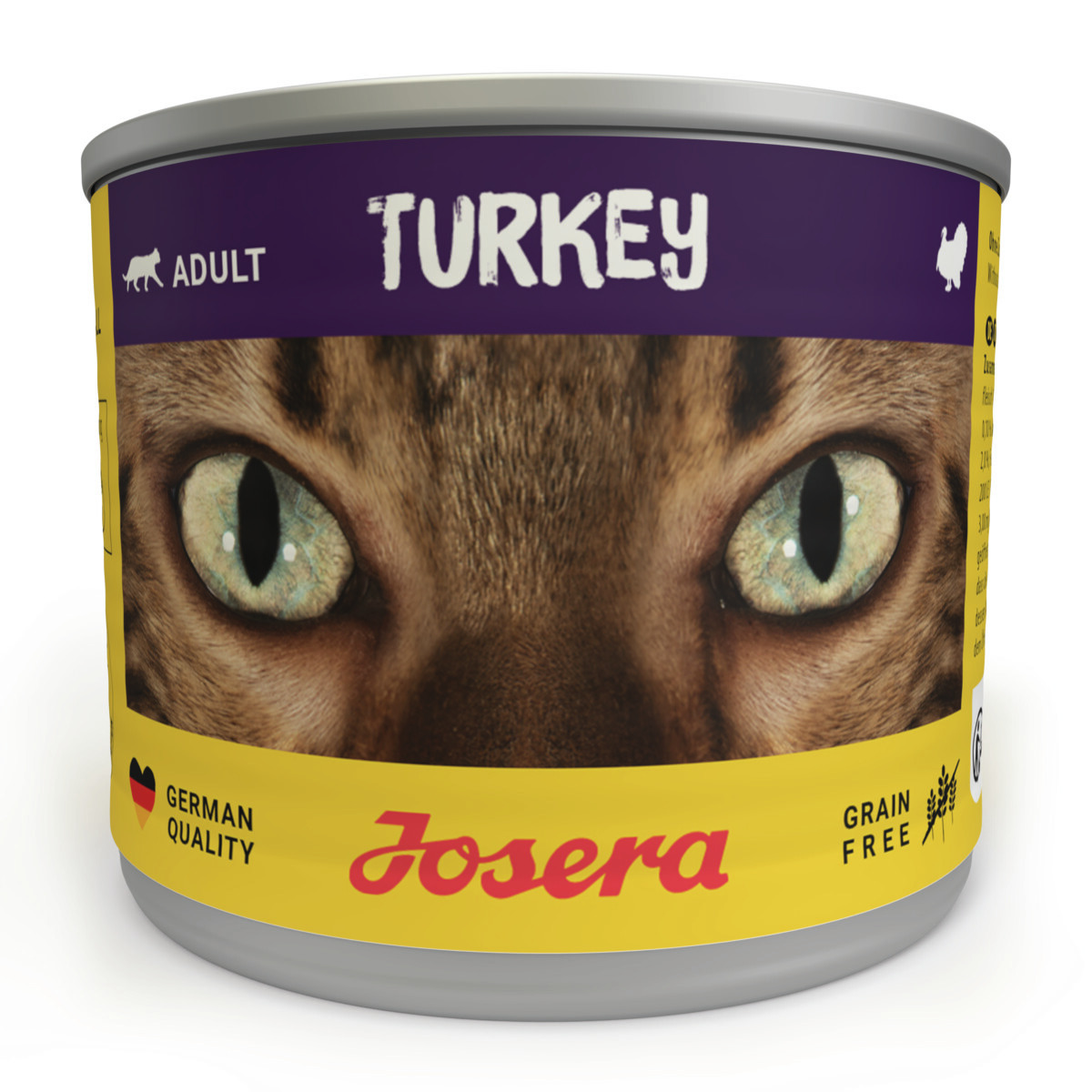 Josera Katzenfutter Adult „Turkey“, getreidefrei, deutsche Qualität, für ausgewachsene Katzen, 400g.