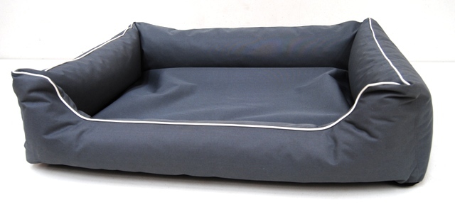LEBON Hundebett Paula 120 x 90 Centimeter grau Hundeschlafplatz