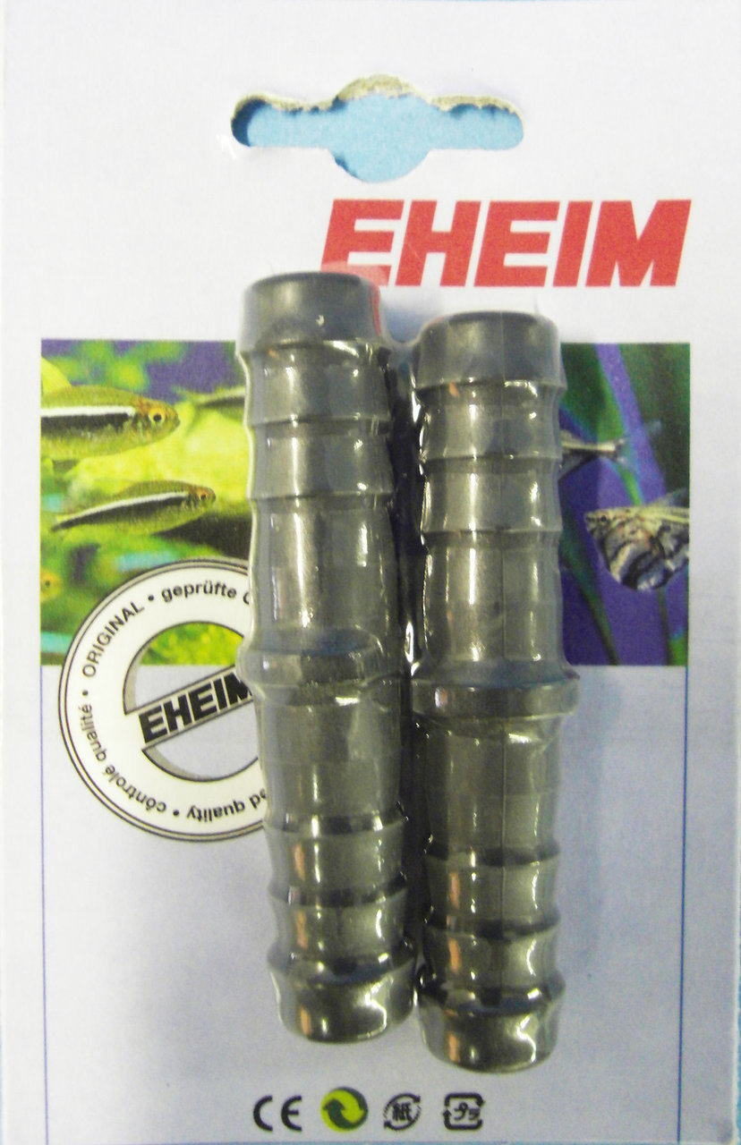EHEIM-Schlauchverbinder (2 Stk.) für Aquarienbesitzer, robust, aus Kunststoff, für sichere Schlauchverbindungen, Originalqualität.