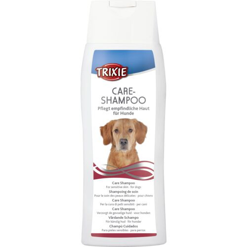 TRIXIE Care-Shampoo f. Hunde, empfindl. Haut, 250 ml, pflegt sensible Hundehaut, mit Pflegehinweisen, EAN: 4011905291987.