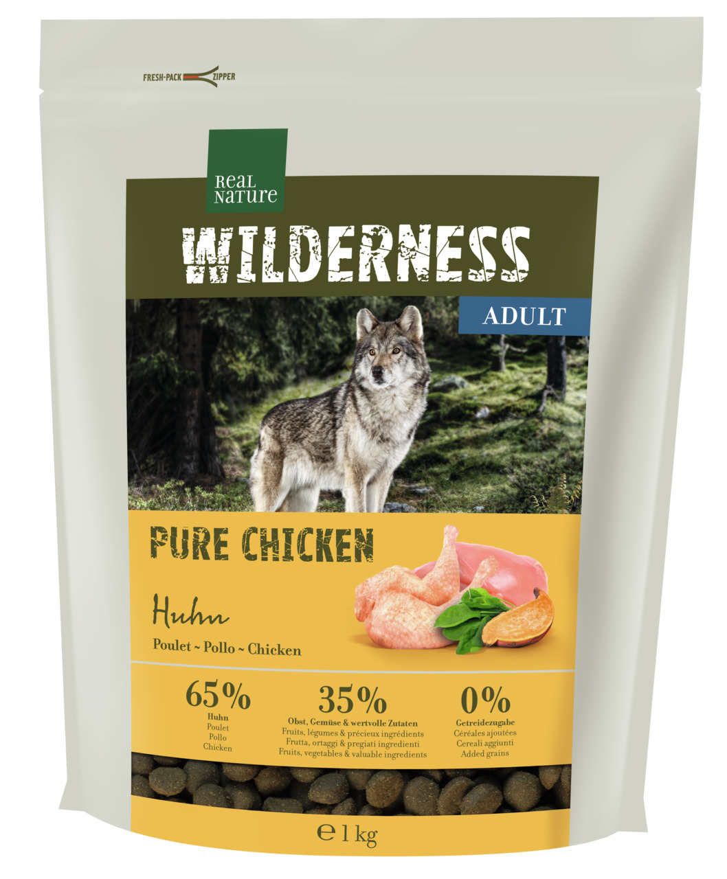 REAL NATURE WILDERNESS Pure Chicken 1 kg | 1 kg | 4047777173786