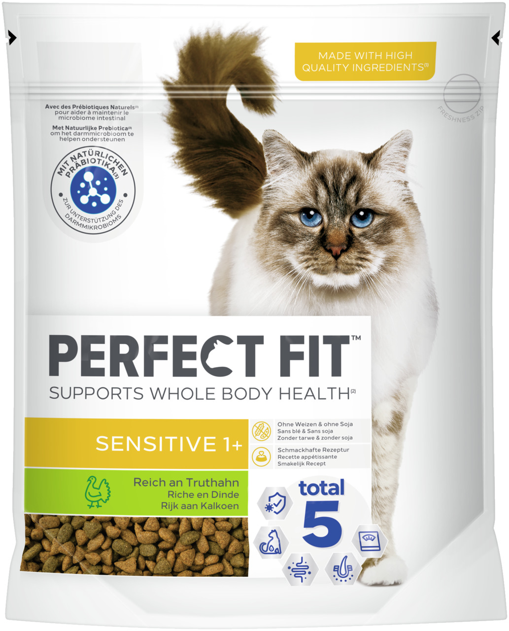Perfect Fit Sensitive 1+ Reich an Truthahn 750 g