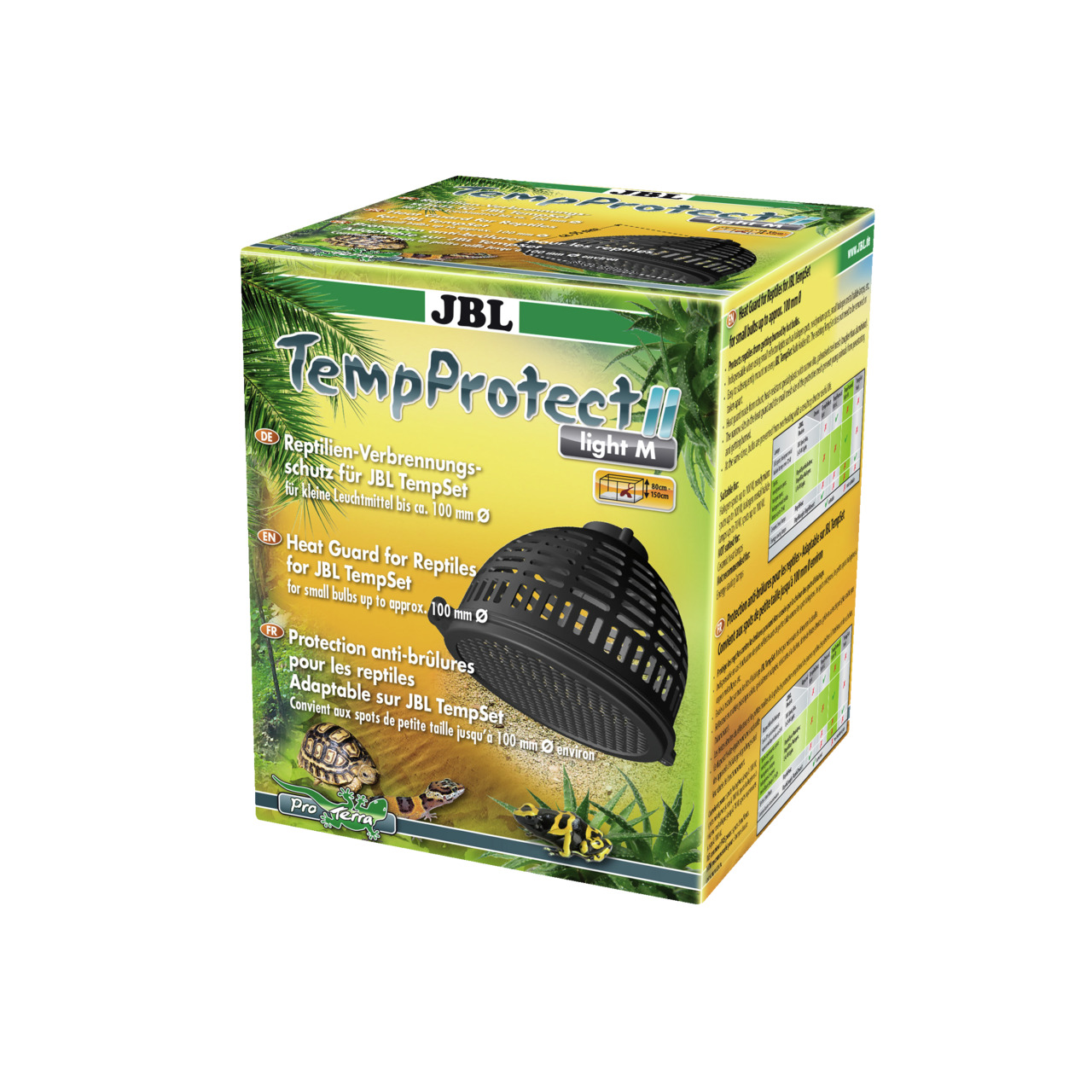 JBL TempProtect II light M: Verbrennungsschutz f. Reptilienhalter, schützt Leuchtmittel (bis 100 mm) vor Berührung.