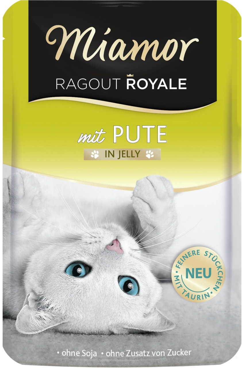 Miamor Ragout Royale mit Pute in Jelly Katzen Nassfutter 100 g