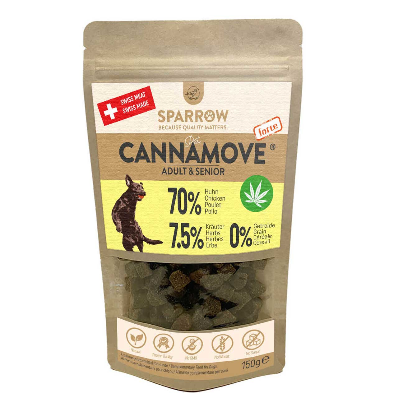 SPARROW Pet CannaMove Forte Gelenk Fit 200 g