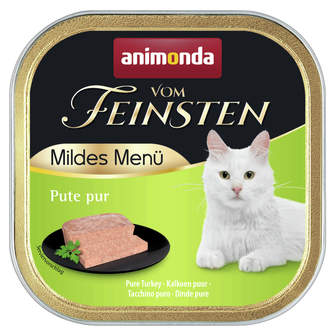 Animonda vom Feinsten Mildes Menü Pute pur Katzen Nassfutter 100 g