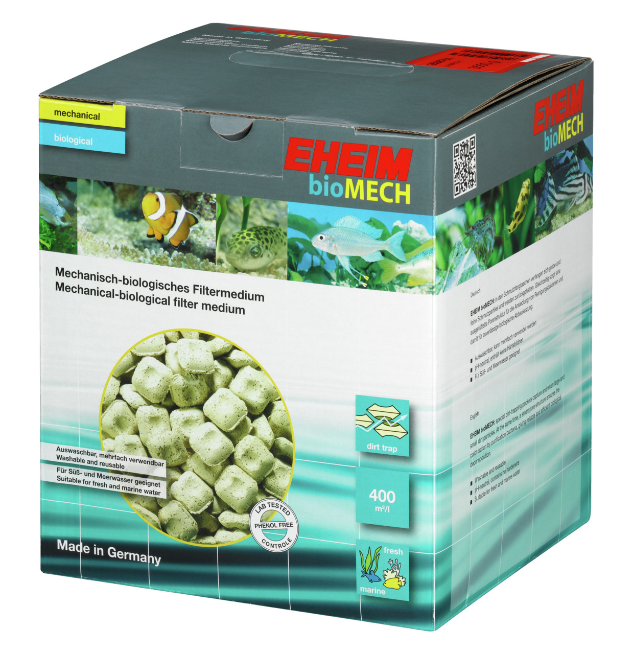 EHEIM BioMech Filtermasse mit Schmutztasche 5 Liter Aquarienzubehör