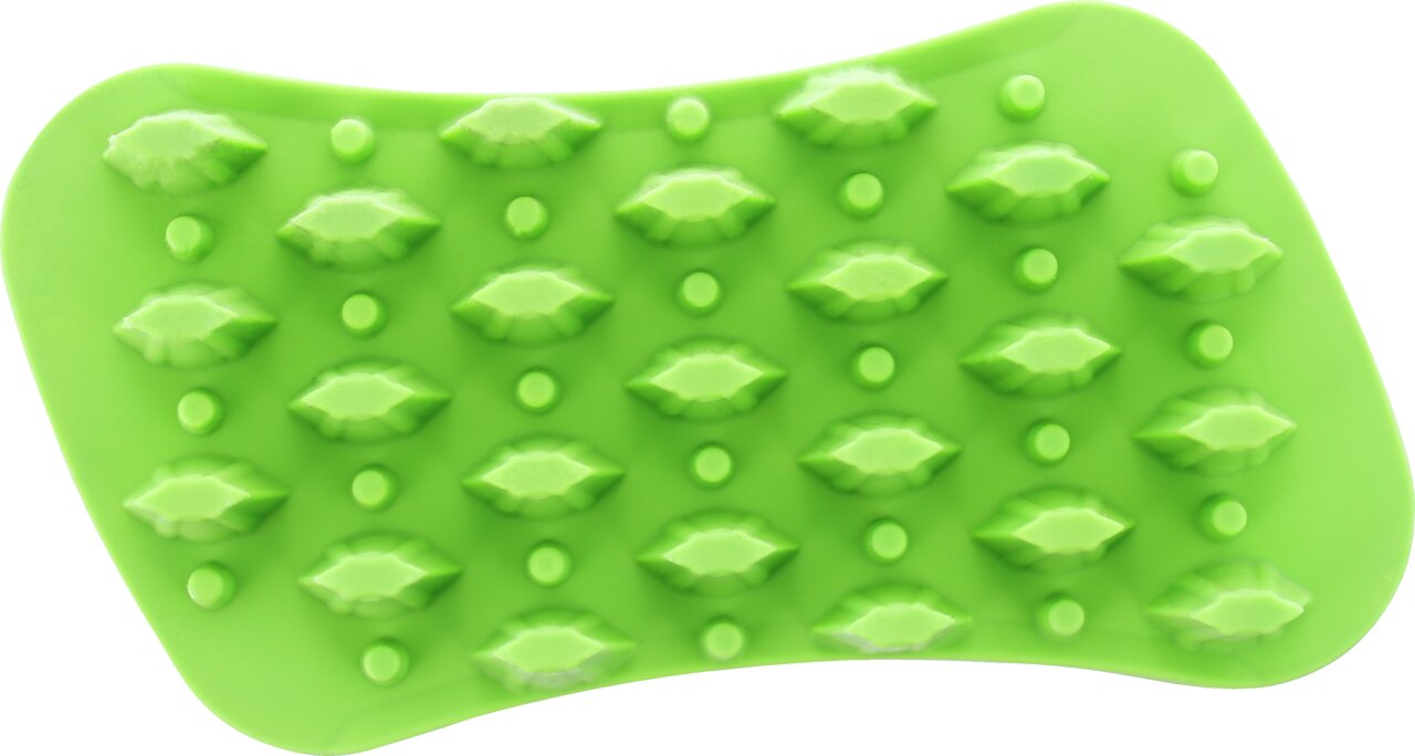 Pet+Me Pflegebürste für Hunde & Katzen, grün, Silikon, ergonomisch, entfernt Haare & Schmutz, ideal für Fellpflege & Massage.