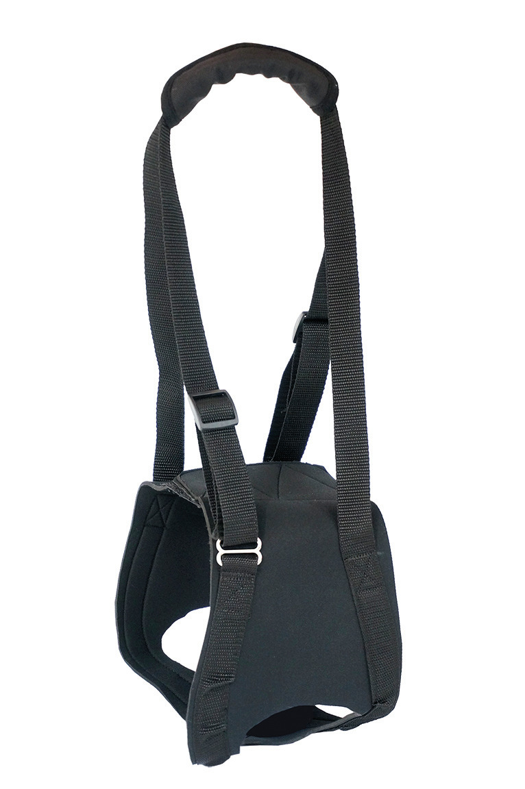 Vetlando Tragegeschirr für Hunde, für eingeschränkte Mobilität, robust, schwarz, verstellbar, gepolstert, komfortabel.