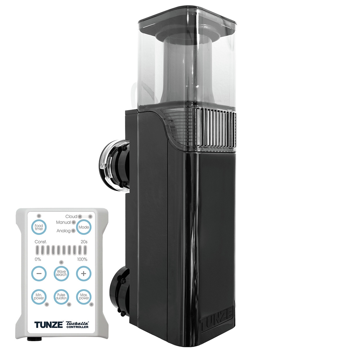 Tunze Comline DOC Skimmer 9004, Abschäumer für Meerwasseraquarien, Schwarz, kompaktes Design, inkl. Controller für Leistung-Modus.