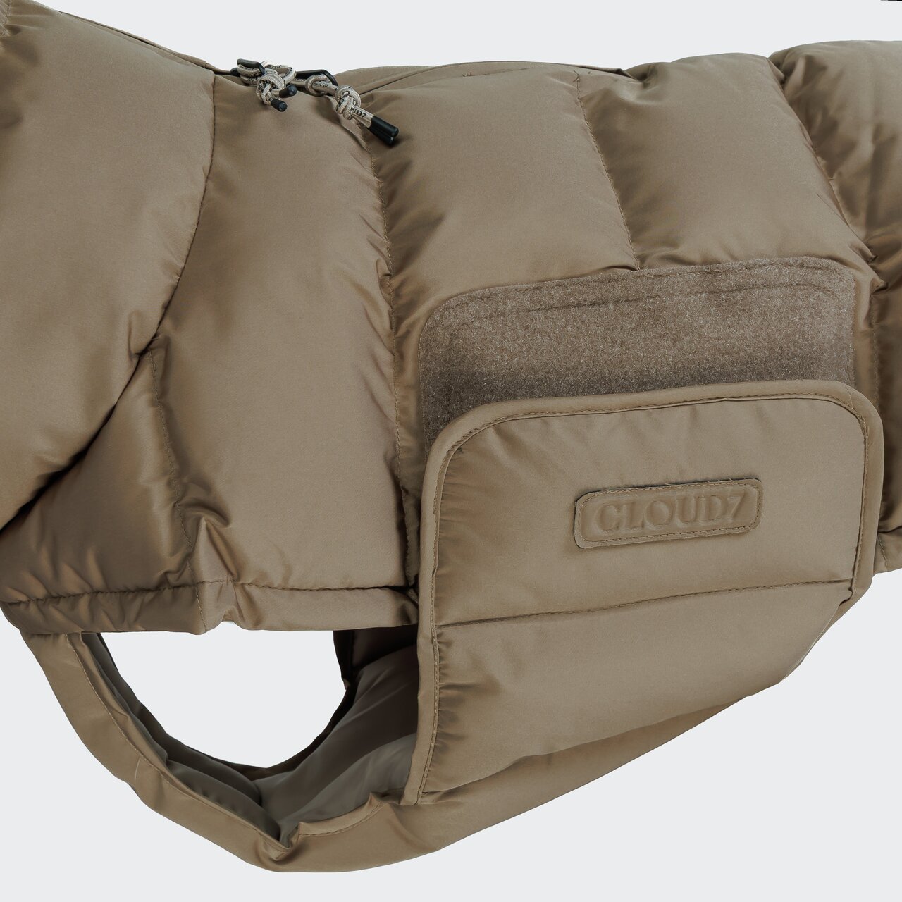 Cloud7 Hundemantel, braun, für kl.-mittelgr. Hunde, mit Tasche & Reißverschluss, ideal für kalte Tage.