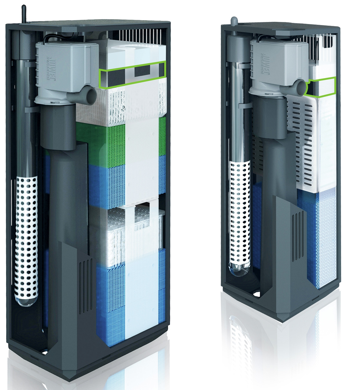 JUWEL Bioflow Innenfilter, für Aquarienliebhaber, effiziente Wasserreinigung, hochwertige Filtermedien, optimale Wasserqualität.