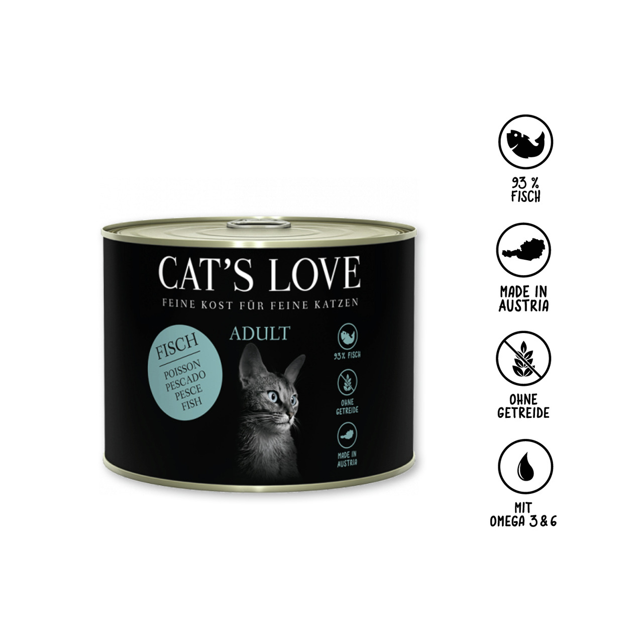 Cat's Love Adult Fisch Katzen Nassfutter 200 g