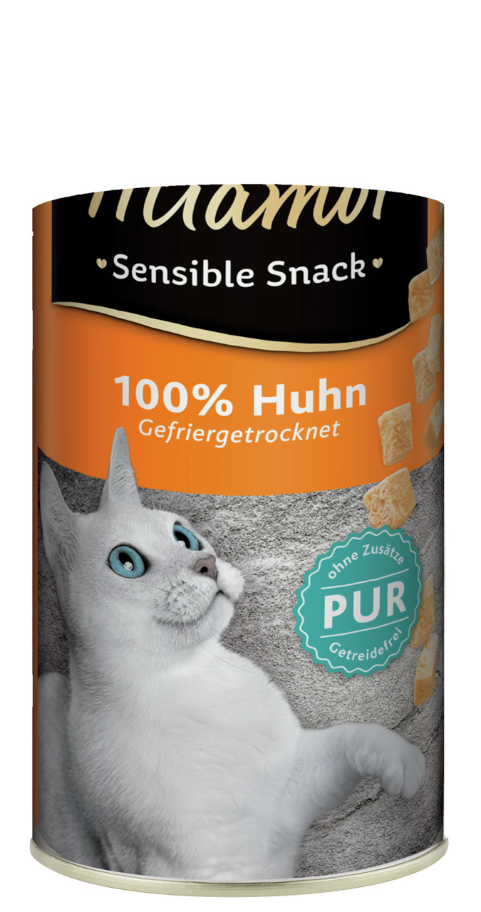 Sparpaket 2 x 30 g Miamor Sensible Snack 100 % Huhn Katzen Snack