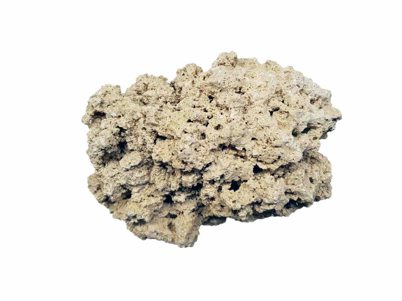 Ein naturgetreu gestalteter Dekorationsstein der Marke Aquadeco, geeignet für Aquarien und Terrarien. Der helle, poröse Stein bietet eine realistische Optik und dient als Versteckmöglichkeit für Fische oder Reptilien. Ideal für Süß- und Meerwasseraquarien