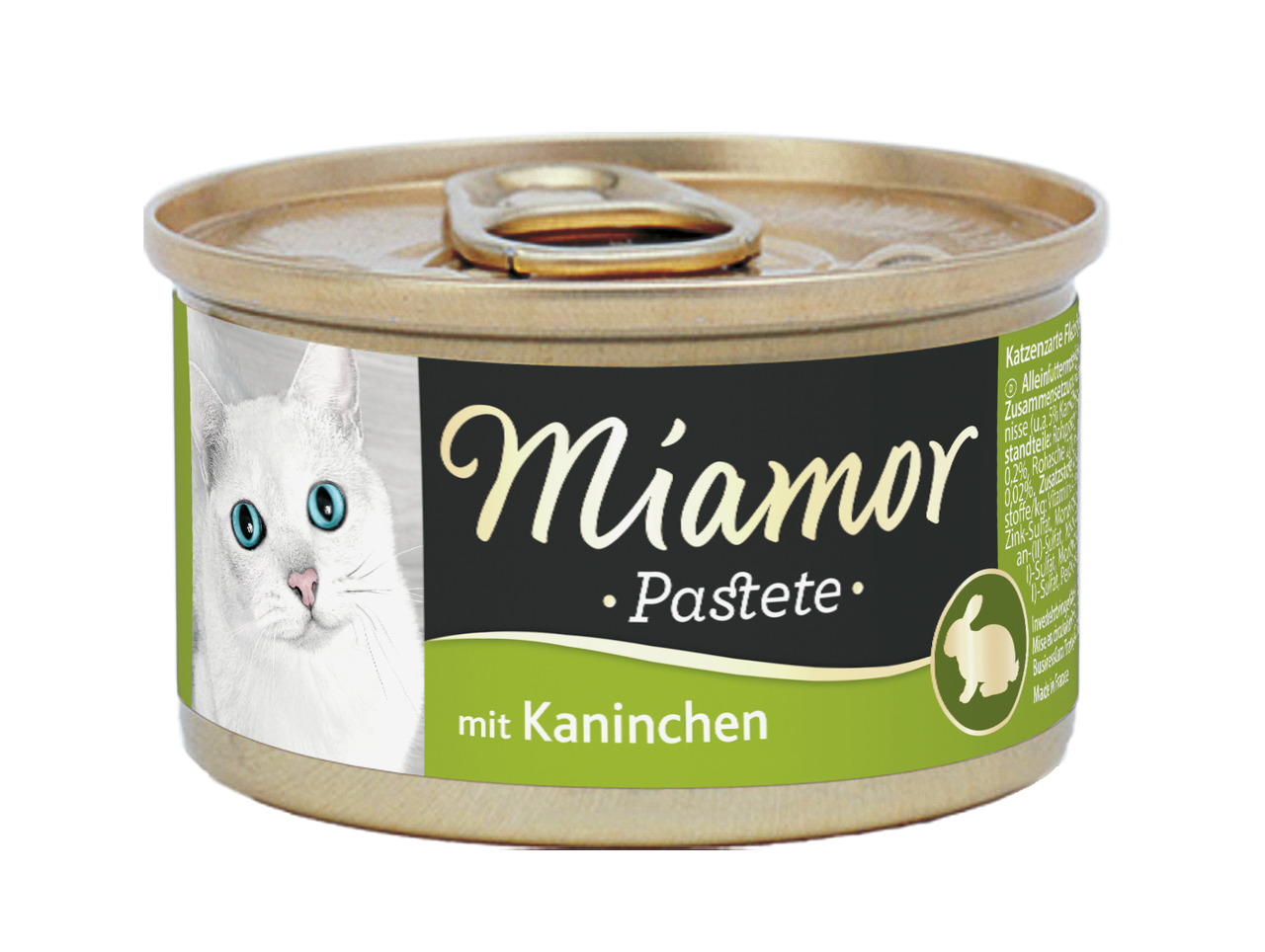 Miamor Pastete mit Kaninchen Katzen Nassfutter 85 g