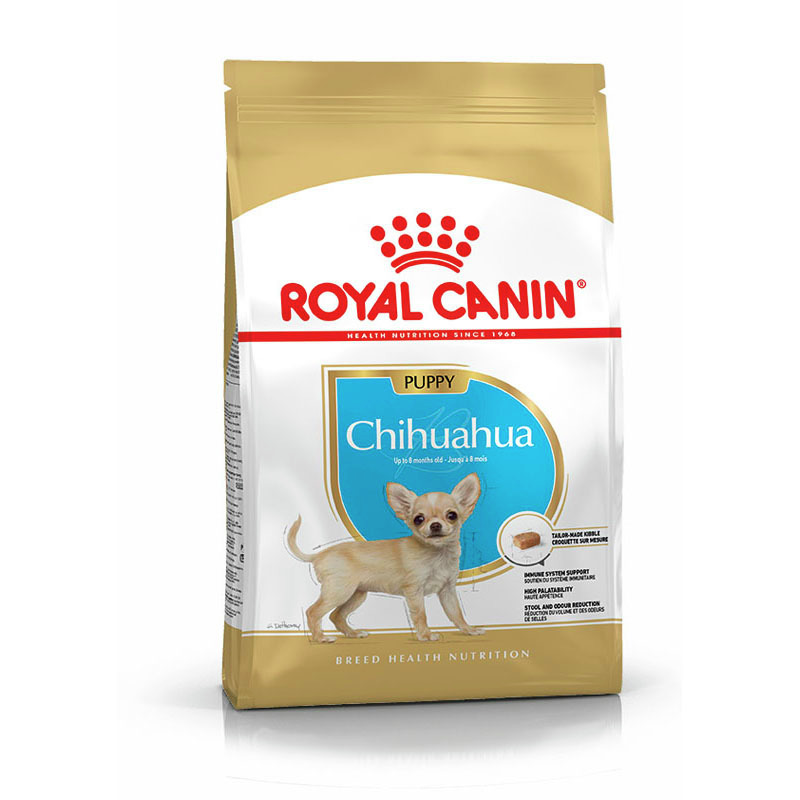 ROYAL CANIN Chihuahua Puppy, für Chihuahua-Welpen bis 8 Mon., stärkt Immunsystem, Verdauung, hochverdaulich, 1,5 kg.