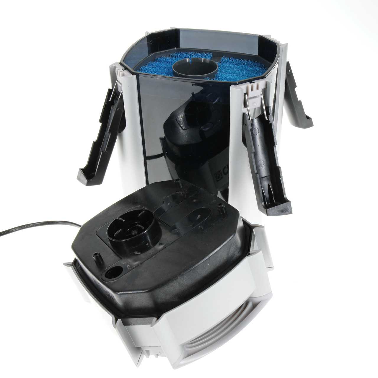 JBL CristalProfi e902 Außenfilter, für Süß--Meerwasseraquarien bis 300L, effiziente Wasserreinigung, inkl. blauer Filterschwämme.