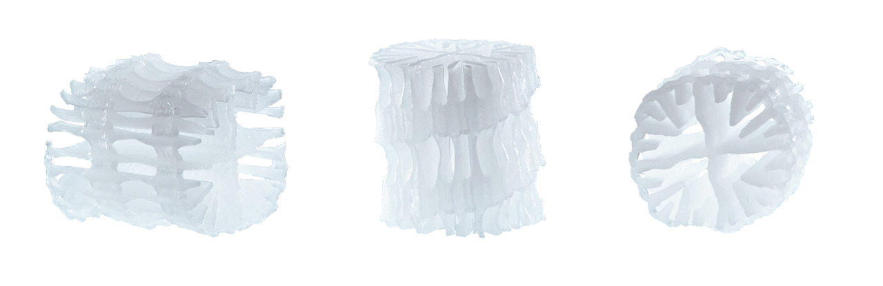 Oase Hel-X 13 KLL Filtermedien, für Aquarien/Teiche, zylindrisch, max. Oberfläche f. Bakterien, bio. Wasseraufbereitung.