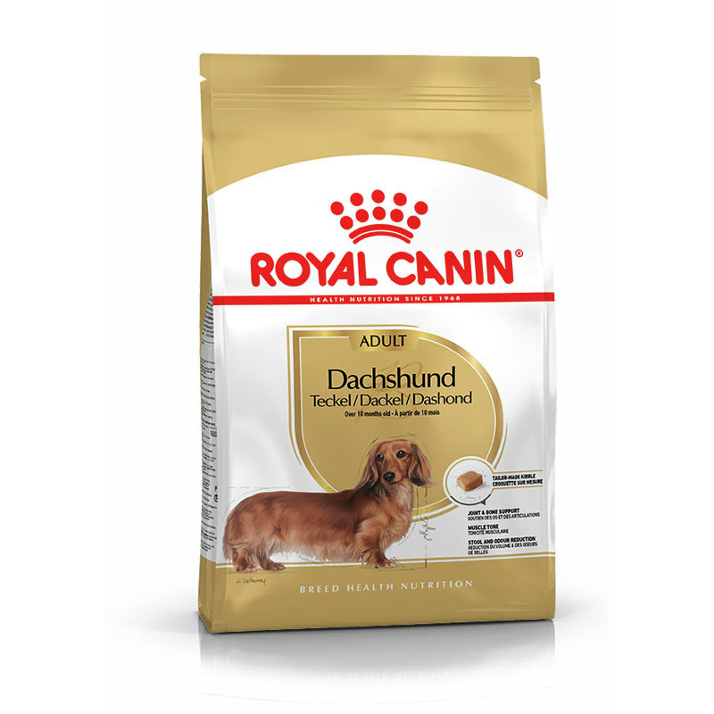 ROYAL CANIN Dachshund Adult, für Dackel ab 10 Mon., unterstützt Gelenke, Muskeln & Verdauung, 1,5 kg, gesunde Ernährung.