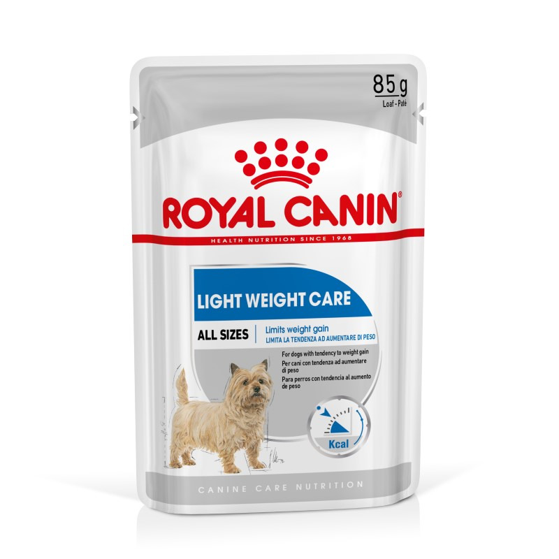ROYAL CANIN Light Weight Care, 85 g, Pastete, für Hunde aller Größen, hilft Gewichtszunahme zu begrenzen.