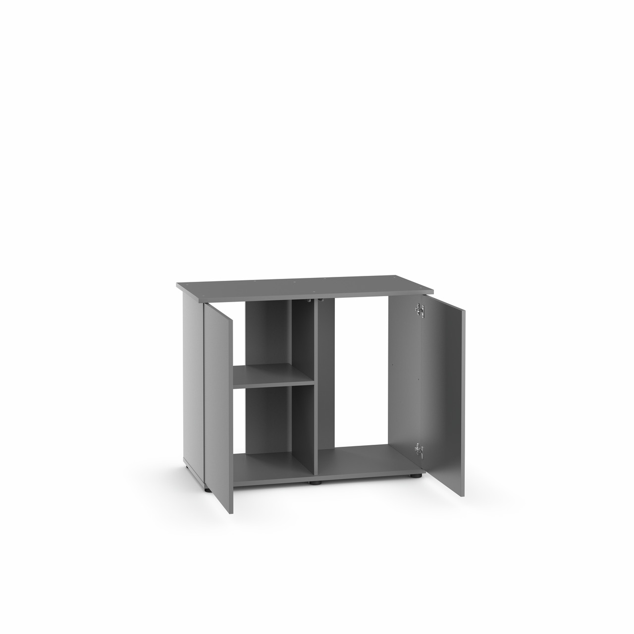 JUWEL Unterschrank SBX Rio 125 Grau, für Aquarien, stabil, 2 Türen, Fächer, stilvolle Basis, speziell für Tierliebhaber.